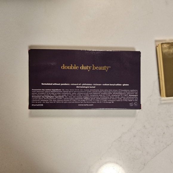 NWT Tarte Amazonian Clay Contour and Highlight Palette - Double Duty Beauty - Picture 7 of 7